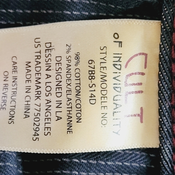 Cult of Individuality Mens Stilt Skinny Black Distressed Rip Denim Jeans 29x33 - Picture 4 of 11